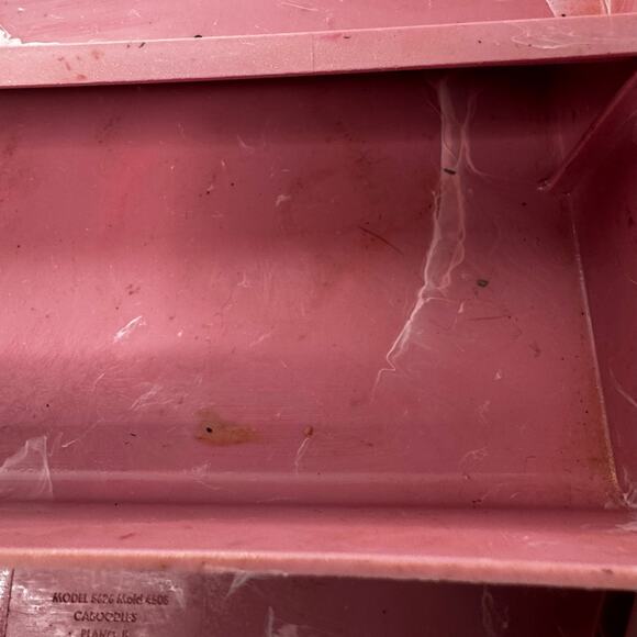 Caboodles On-The-Go-Girl Makeup Case Retro Marble Pink with Mirror - Picture 5 of 9